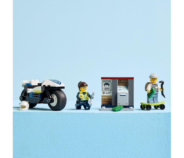 LEGO City 60455 Pościg na motocyklu policyjnym - 1331640 - zdjęcie 8